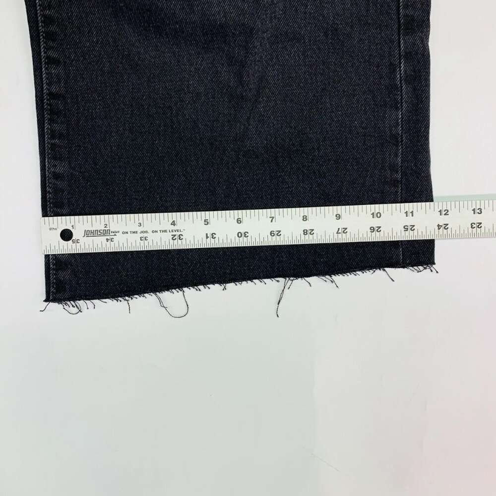 Levi's '(94 Baggy Wide Leg Raw Hem Cotton Denim Jeans Size 25 - Picture 15 of 15
